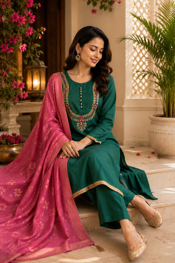 Party wear with designer handwork fancy suit