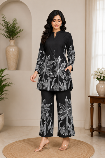Pure cotton comfartable daily wear / office wear co-ord set
