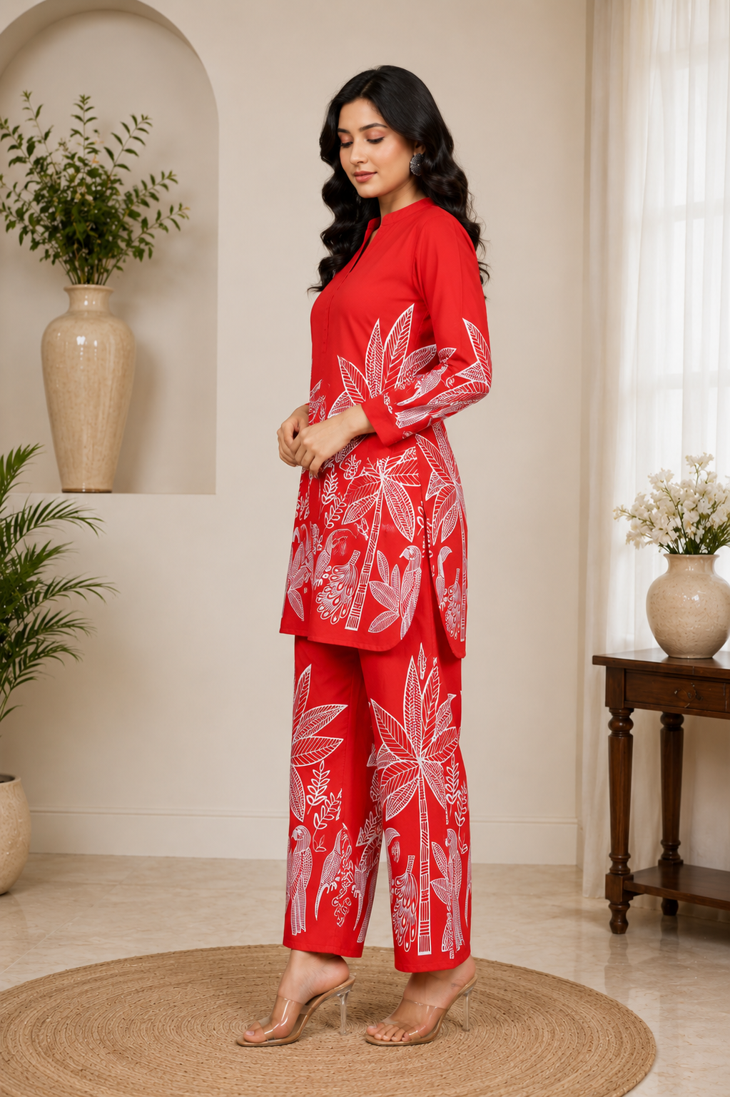 Pure cotton comfartable daily wear / office wear co-ord set