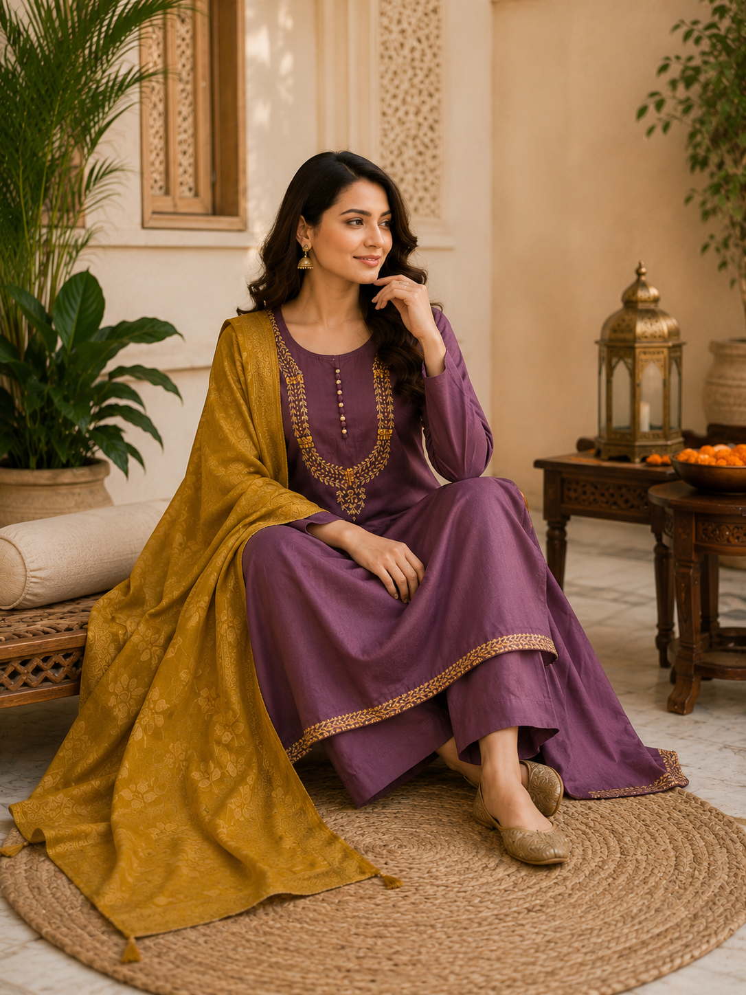 Party wear with designer handwork fancy suit