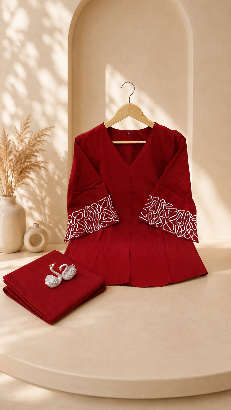 Pure flex cotton sleeves work co-ord set