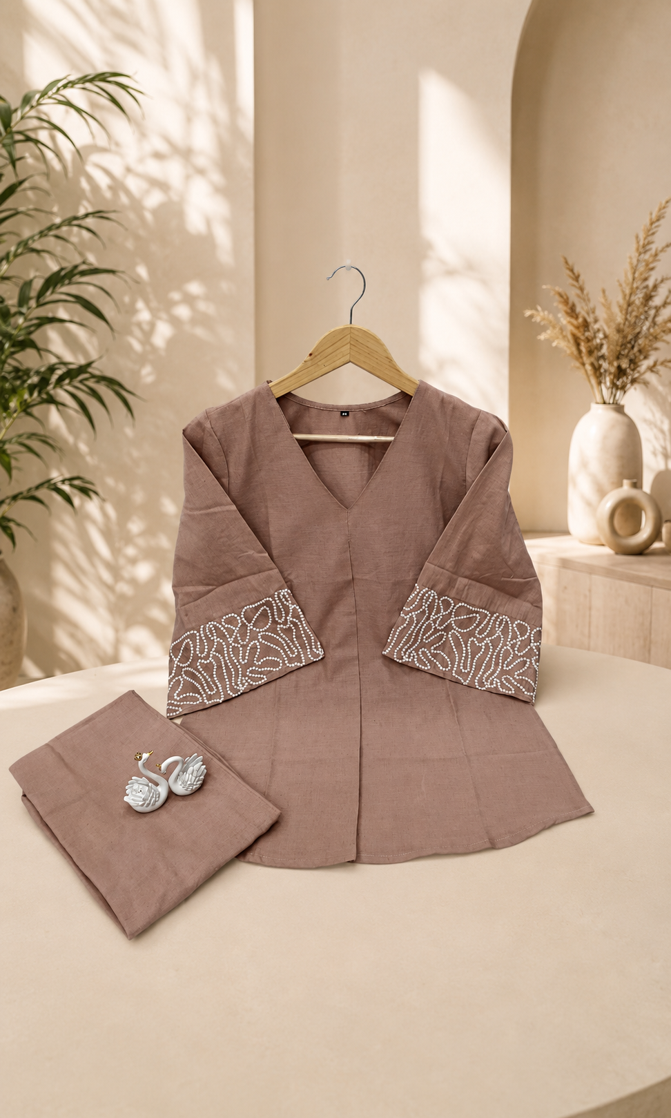 Pure flex cotton sleeves work co-ord set