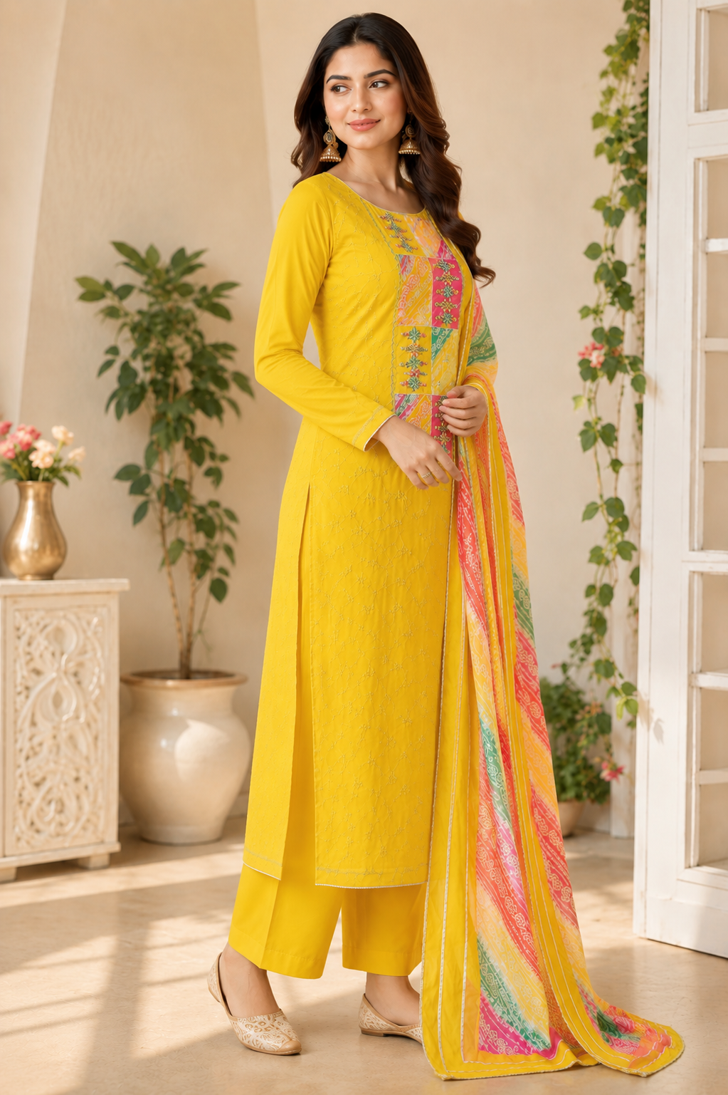 Roman silk fancy designer party wear suit