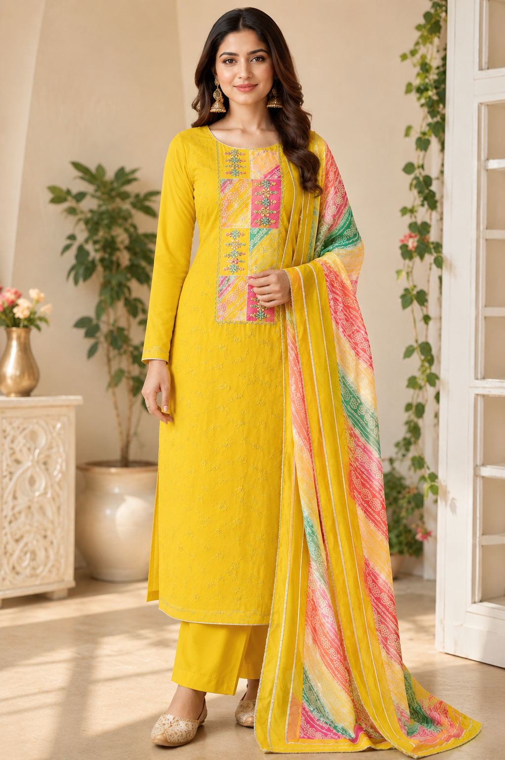 Roman silk fancy designer party wear suit