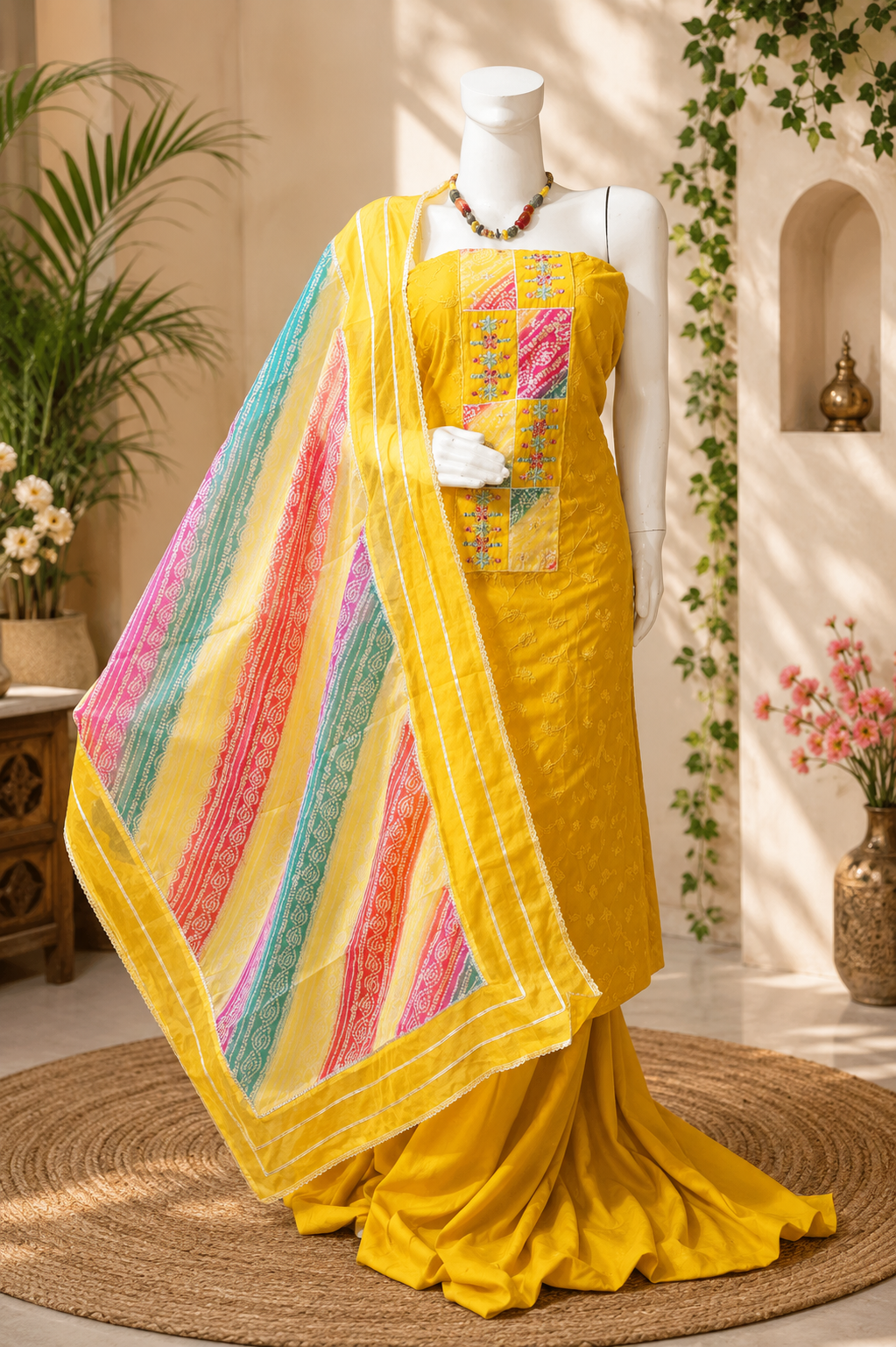 Roman silk fancy designer party wear suit