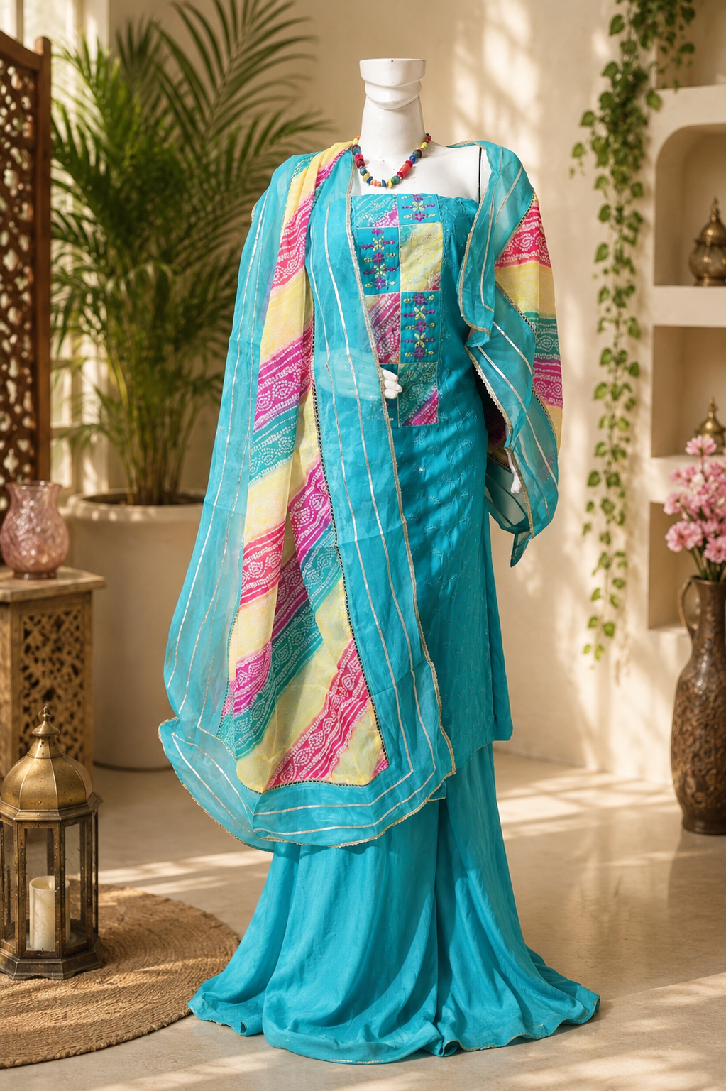 Roman silk fancy designer party wear suit