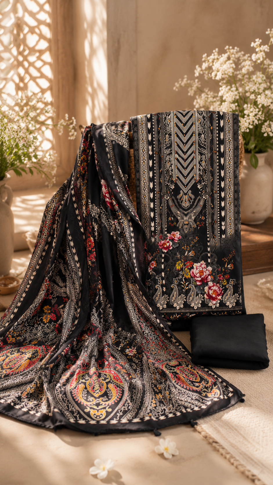 Pure cotton pakistani style print suit