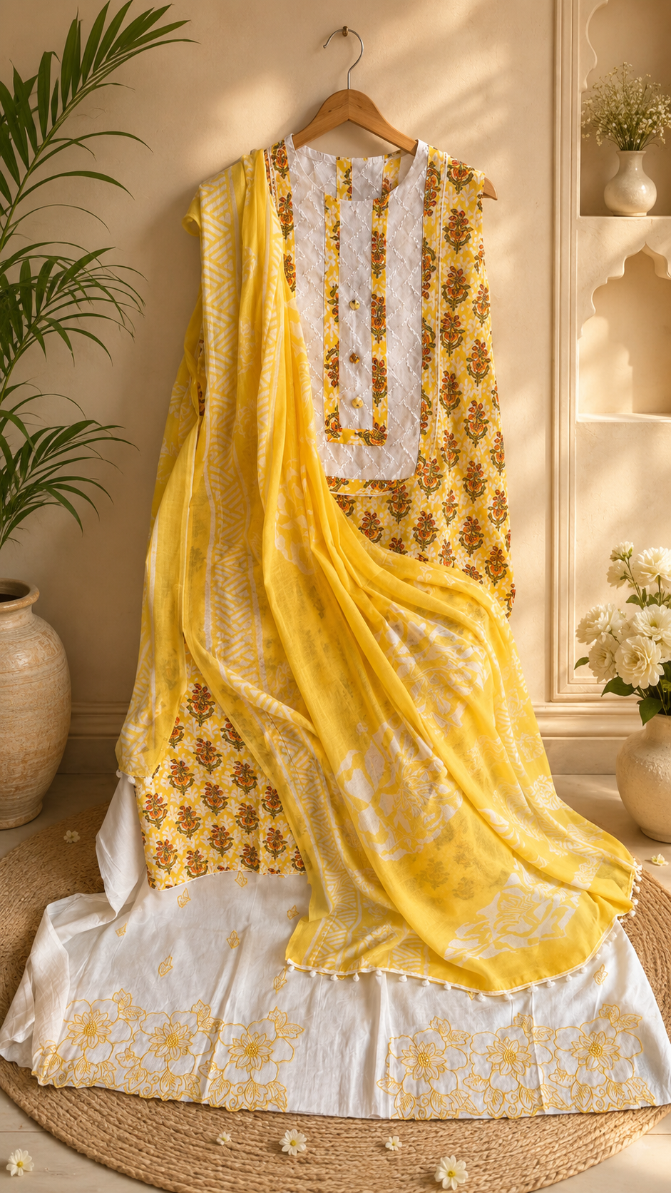 Pure cotton bottom work suit