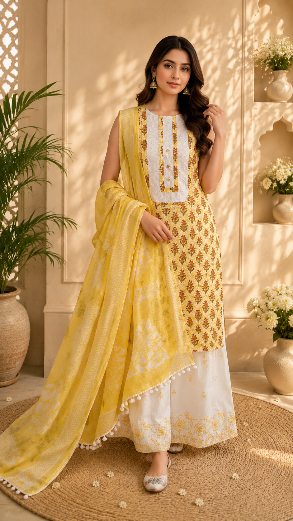 Pure cotton bottom work suit