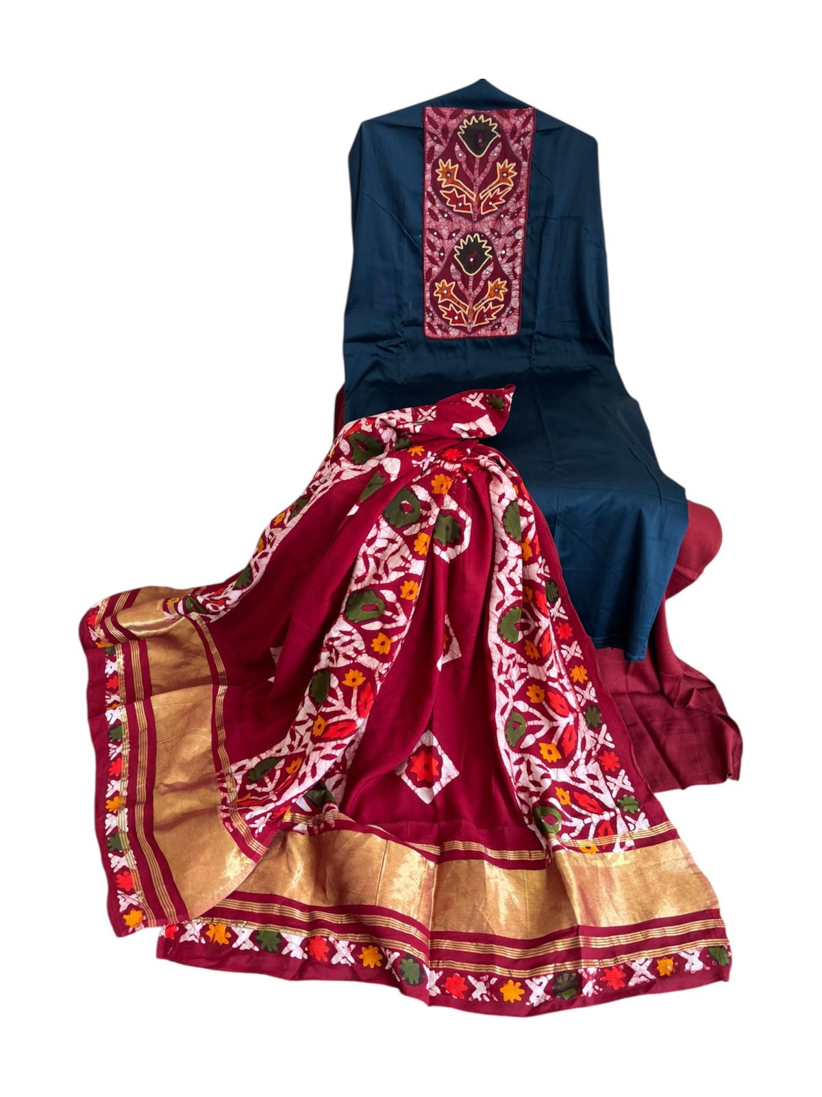Cotton batik print trending suit