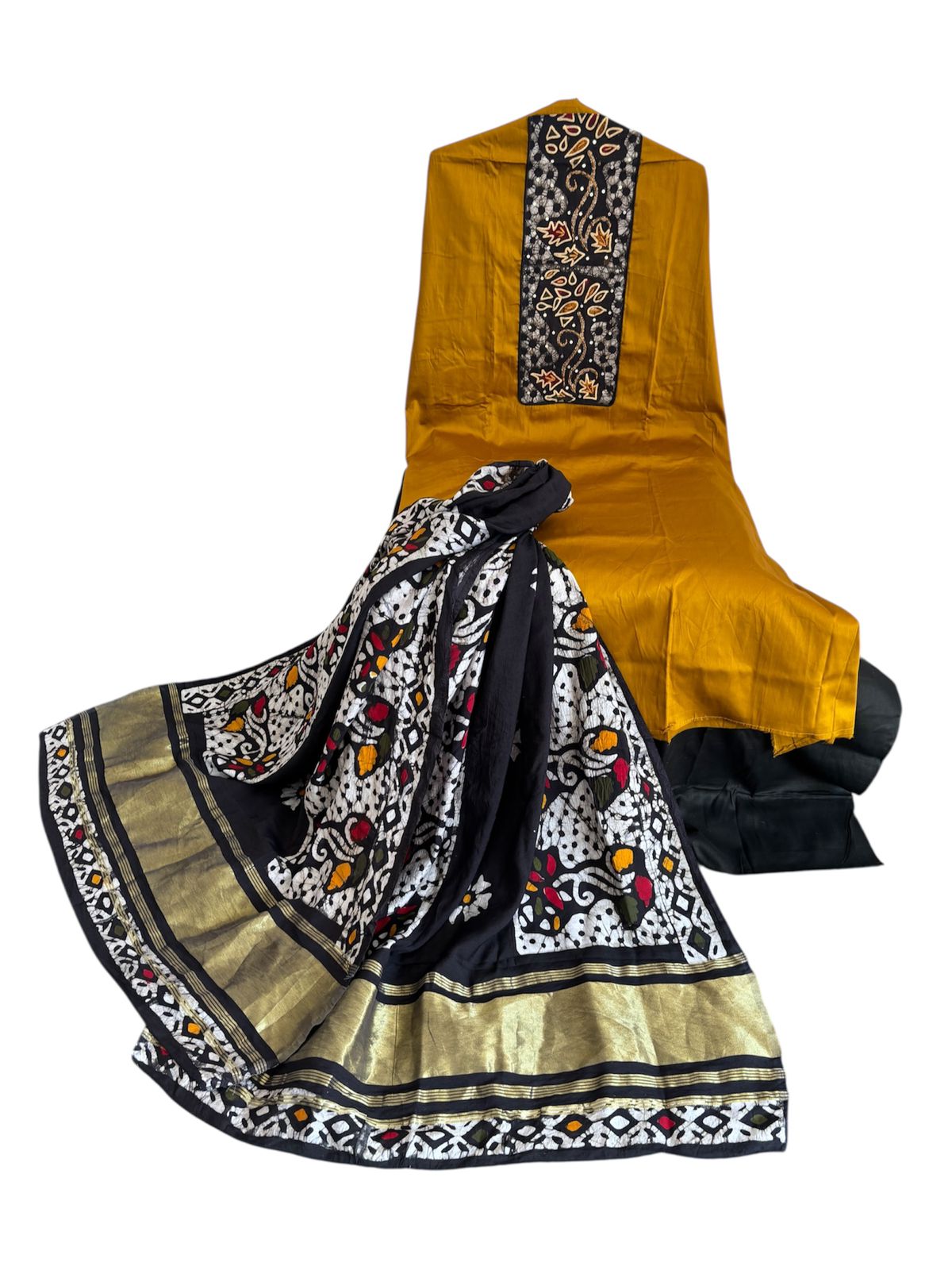 Cotton batik print trending suit