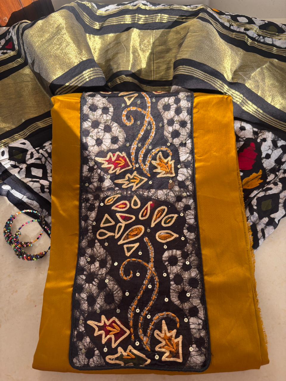 Cotton batik print trending suit
